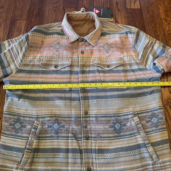 NEW Faherty Good Feather Reversible Bondi Jacket Mens XXL Tribal Primaloft Fall - Picture 9 of 16